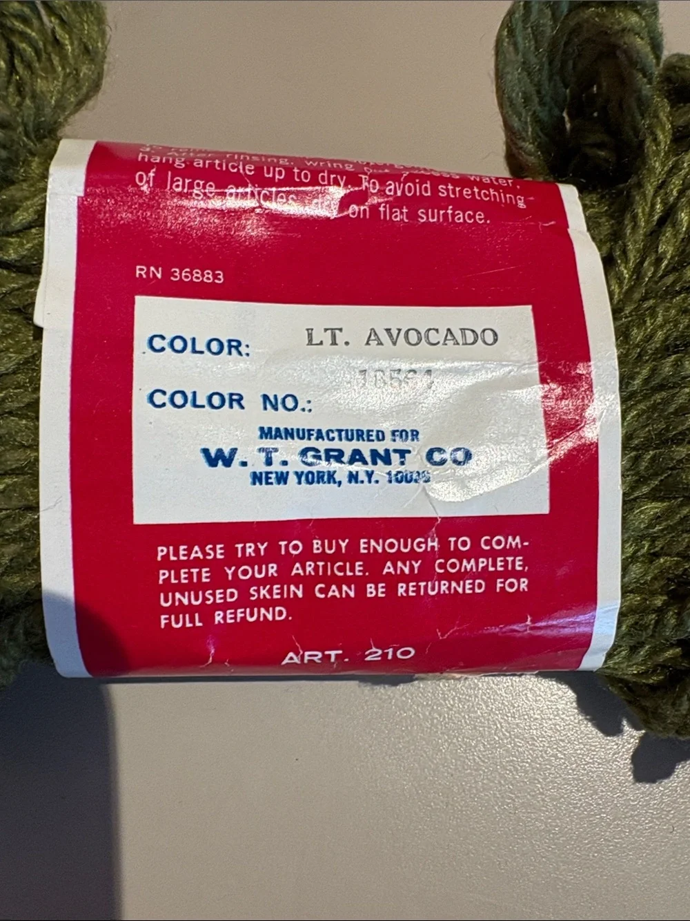 Vintage Aunt Lydia’s Rug Yarn assorted colors IW5